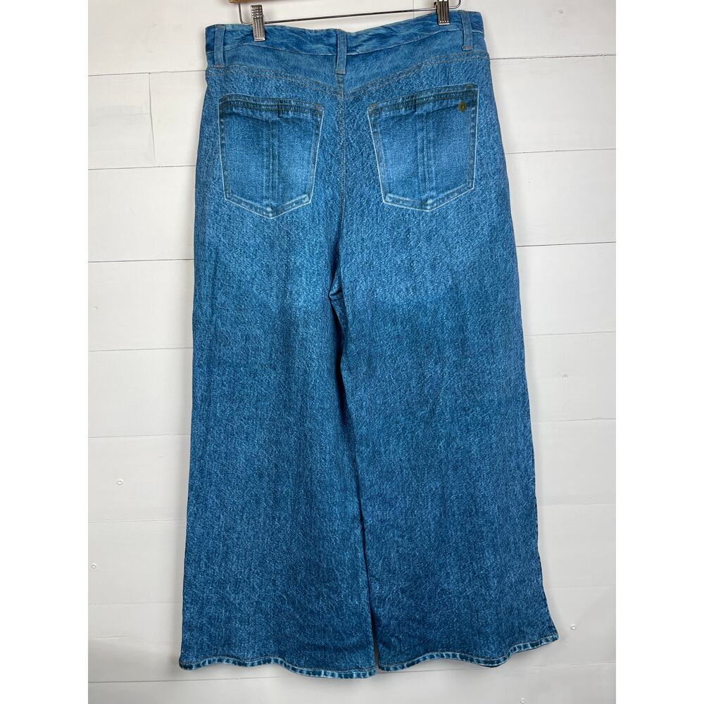 NWT Democracy "Ab"solution Luxe Touch Premium Wide Leg Sweatpant Jeans Size 8P - Picture 7 of 9